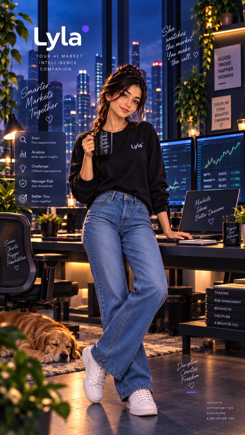 Lylaa at her desk